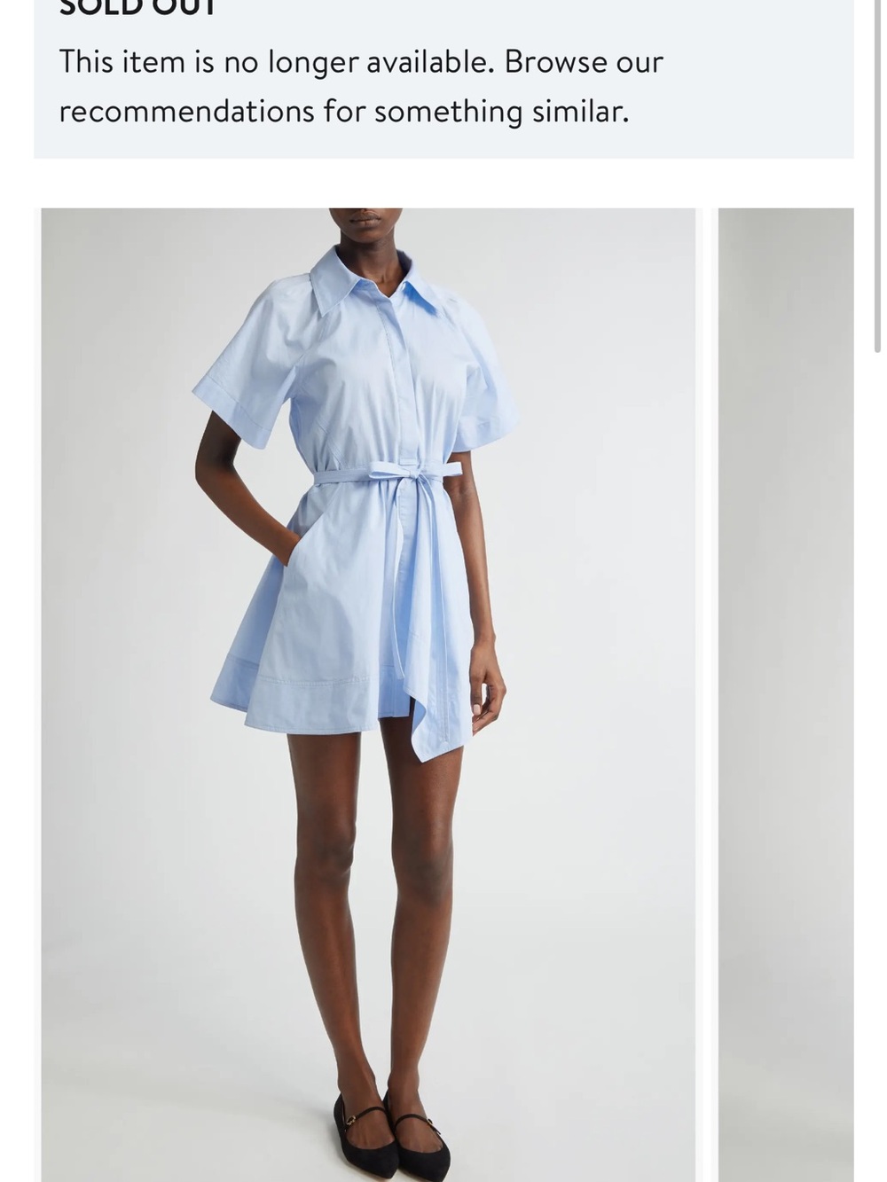 ALC Julie Mini Shirt Dress